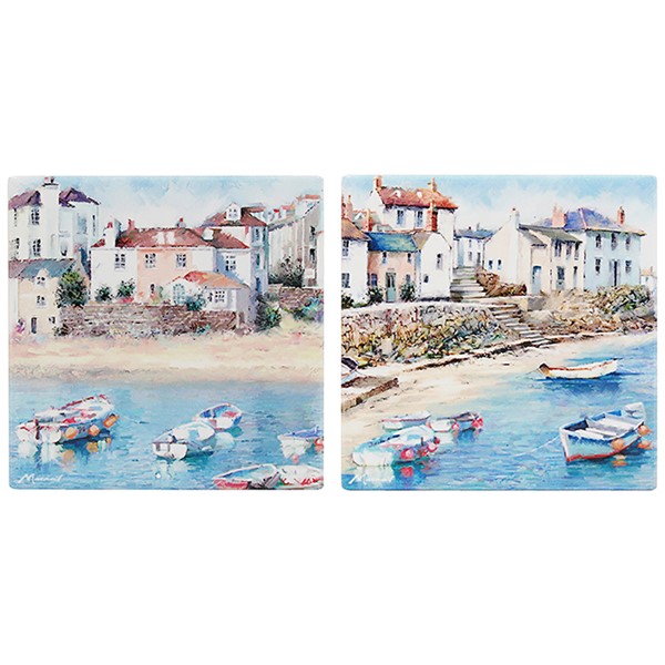 Harbour Town Single Ceramic Coaster