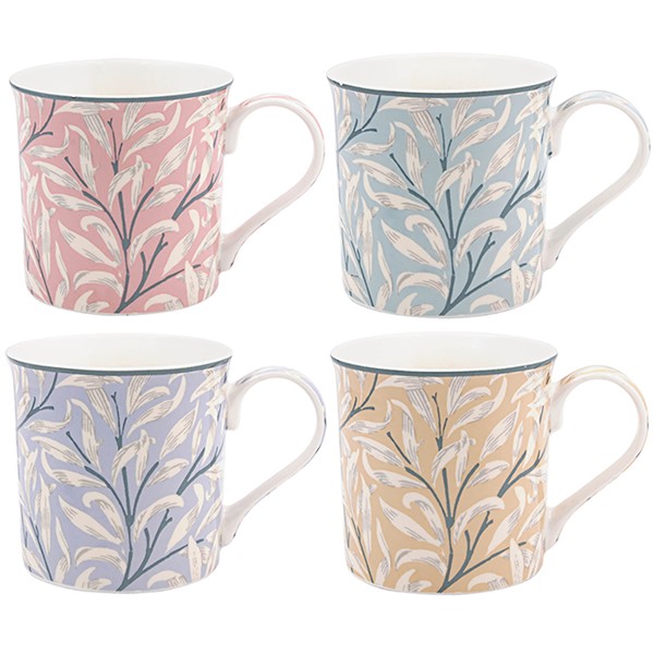 William Morris Willow Bough Mugs Set of 4
