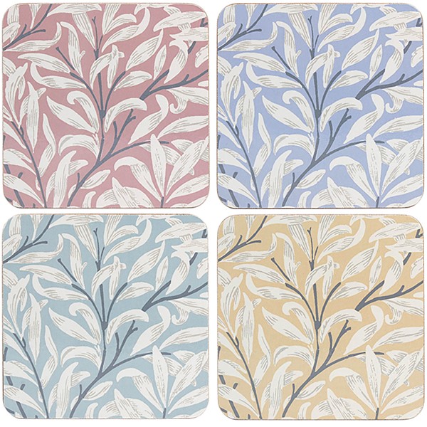 William Morris Willow Bough Coasters Set of 4