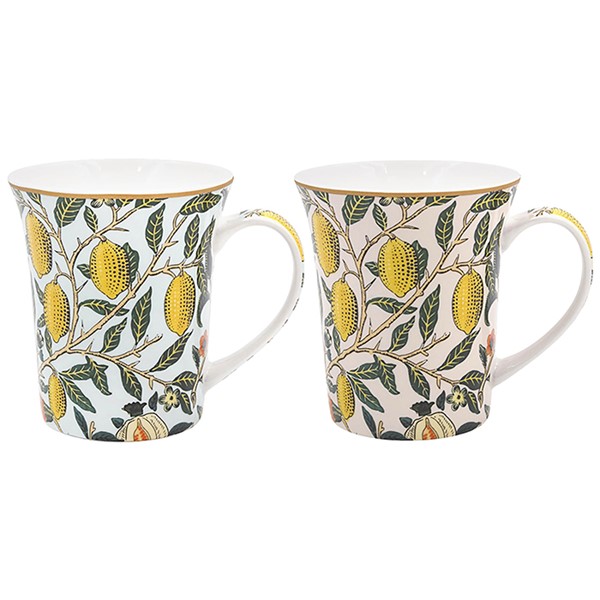 William Morris Fruits Mug Set of 2