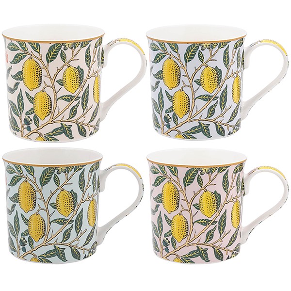 William Morris Fruits Mug Set of 4