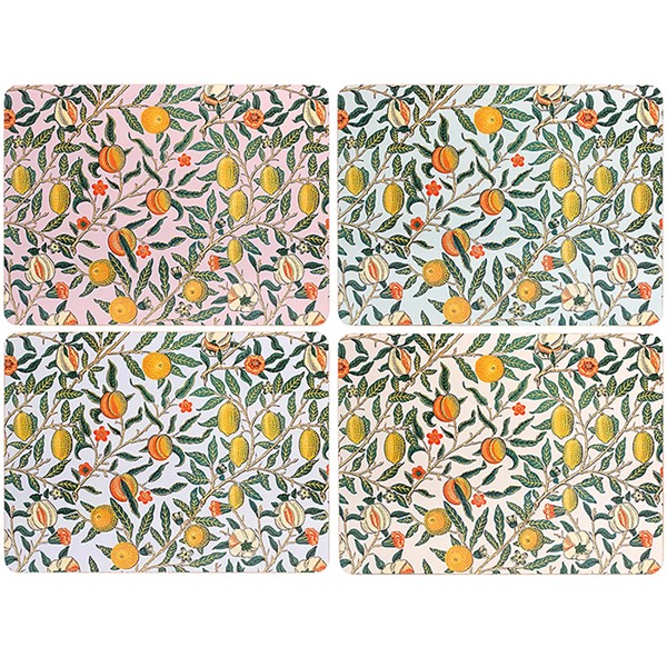 William Morris Fruits Placemats Set of 4
