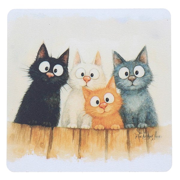 Shirley MacArthur Rascals Cats Coaster