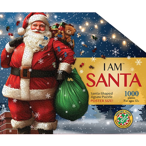 Madd Capp I Am Santa Father Christmas Shaped 1000 Piece Jigsaw Puzzle