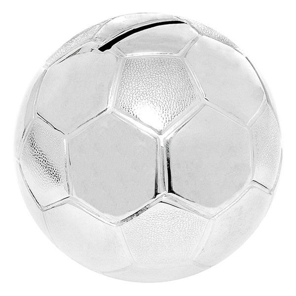 Football Silver Plated Money Box
