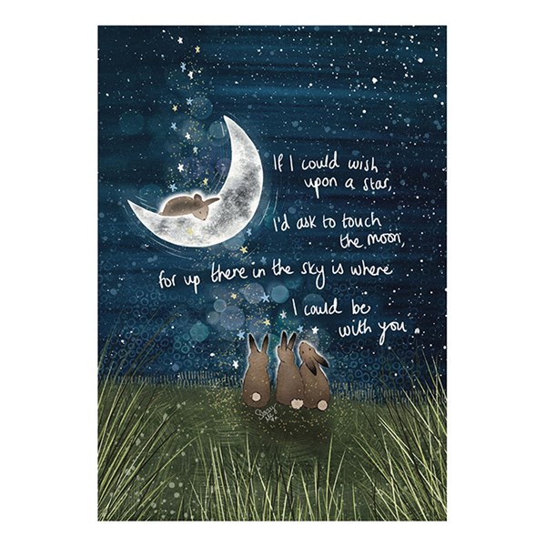 Fox Under The Moon A4 Art Print Be With You