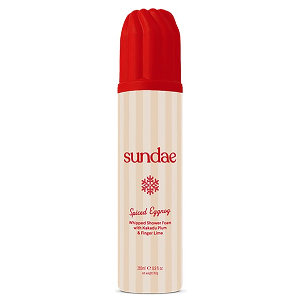 Sundae Christmas Whipped Shower Foam Spiced Eggnog