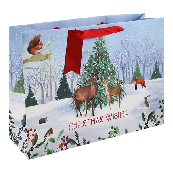 Winter Animals XLarge Shopper