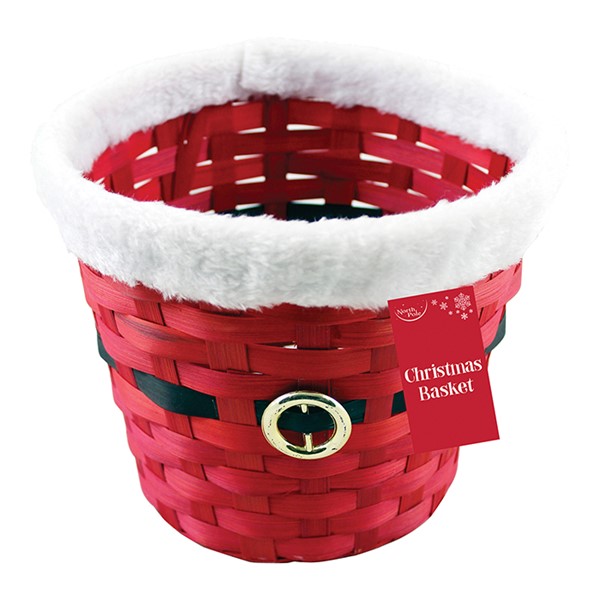 Red Xmas Basket