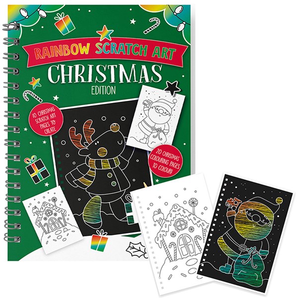 Xmas Scratch Art Book