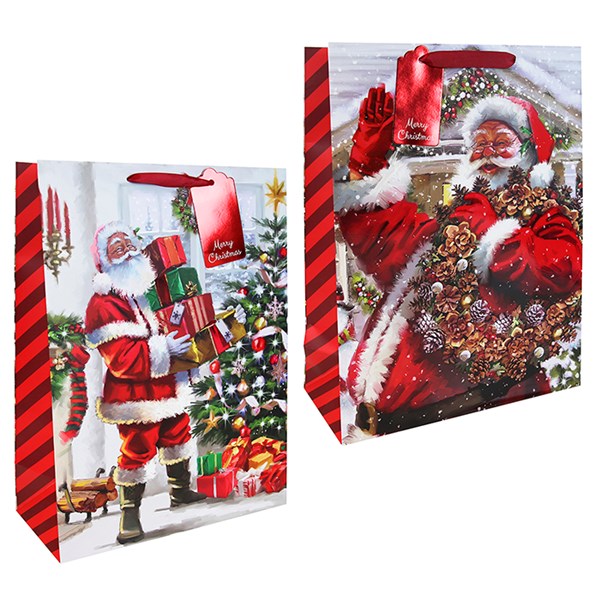 Joyful Santa 2 Assorted Bag XLarge