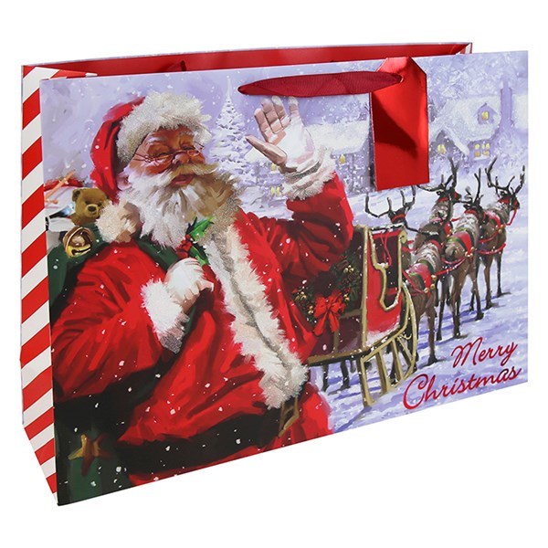 Joyful Santa Bag Shopper