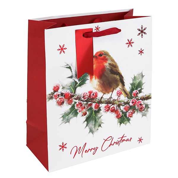 Robin White Kraft Bag Medium