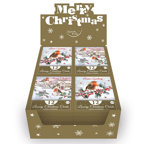 Traditional Robin 12 Pack Cards