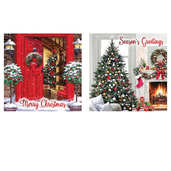 Xmas Home 12 Pack Cards
