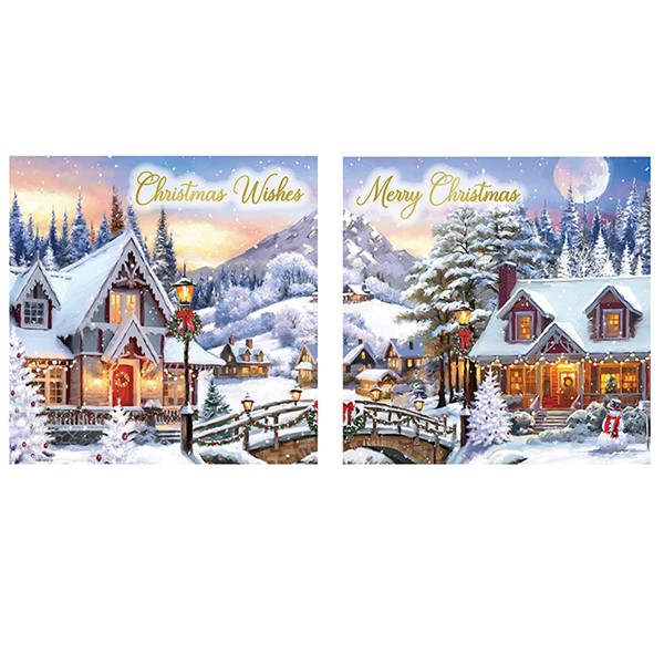 Winter Scene 12 Pack Cards