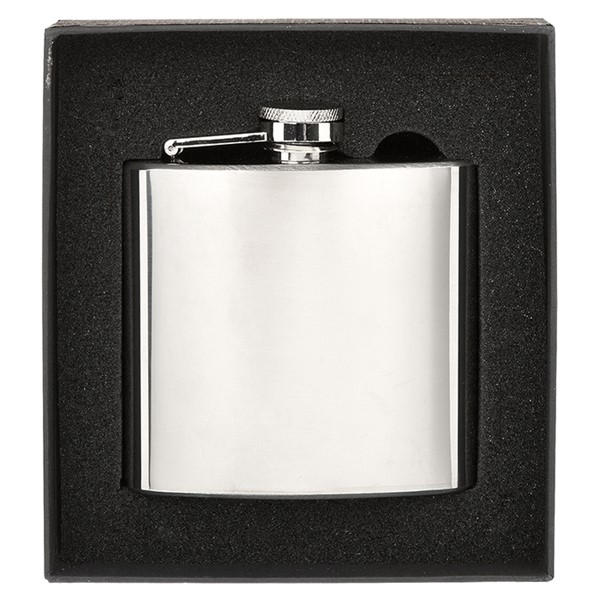 Hip Flask Tan & Engrave Plaque